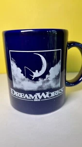 Dreamworks Movie Company Coffee Tea Mug Cup Never Used Dark Blue No Chips Rare - Picture 1 of 6