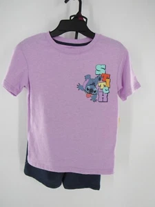 New! Disney STITCH 2pc Boys Short Sleeve Polo Shirt and Matching Shorts Size:7 - Picture 1 of 5