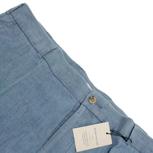 Peter Millar NWD Cotton Blend Bermuda Shorts Size 38 US In Indigo Blue - Picture 1 of 14