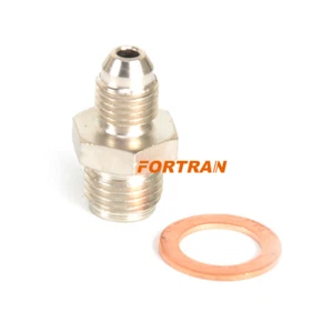 Turbo Coolant Adapter Fitting M16x1.5 to 4AN Garrett T3 TB03 / Nissna R31 R33 - Picture 1 of 2