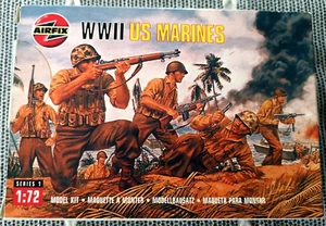 Airfix -01716 World War II U.S. Marines - RARE BOX Anniversary 1999 ON SPRUES - Imagen 1 de 1