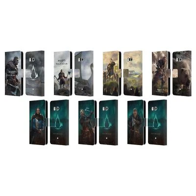 ASSASSIN'S CREED VALHALLA LLAVE ARTE CUERO LIBRO CARTERA ESTUCHE PARA TELÉFONOS HTC 1 Foto 1 de 4