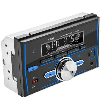 Double 2 DIN Car Bluetooth Handsfree AUX TF Radio Stereo Head Unit MP3 Player - Image 1 of 4