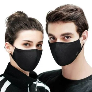 Face Mask 100% Cotton Double Layer Washable - USA Stock Shipping ASAP - Picture 1 of 3
