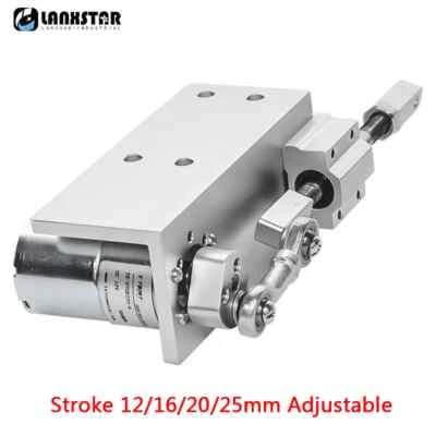 Reciprocating Cycle Linear Actuator DC Gear Motor 12V 24V Telescopic Linear - Image 1 of 4