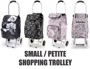 Limited Edition Small Petite Deluxe 2 Wheel Lightweight Shopping Trolley Compact - Picture 1 of 20