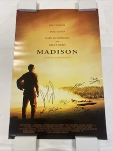 CAST SIGNED 2001 MADISON ROLLED ORIG 27x40 1-SHEET MOVIE POSTER CAVIEZEL BOATING - Picture 1 of 8