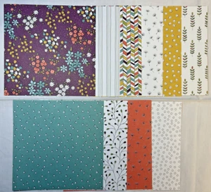 Papel de libro de recortes Stampin Up Wildflower Fields - 10 hojas - 6x6" - tarjetas florales - Imagen 1 de 4