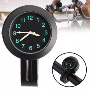 Motorraduhr 7/8" 1" Bike Uhren Clock Wasserdicht für Motorrad Lenkeruhr Fahrrad - Bild 1 von 9