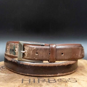 Hugo Boss Mens Belt Vintage Classic Leather Jeans Belt Size 36 - Picture 1 of 7