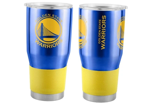 Golden State Warriors Ultra Blue 30oz Travel Tumbler Cover
