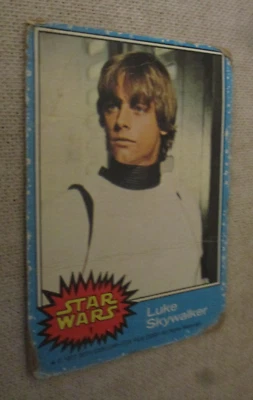 Star Wars Blue Series 1 set. Topps 1977 cards are worn, used - Image 1 of 4