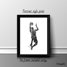 BASKETBALL A4 PRINT PICTURE POSTER WALL ART HOME DECOR UNFRAMED NEW SPORT GIFT