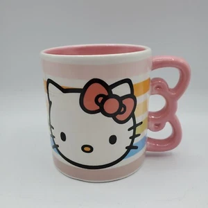 Sanrio Hello Kitty Große Tasse Becher Keramik Pastellfarben Bandgriff 20 Unzen - Bild 1 von 6