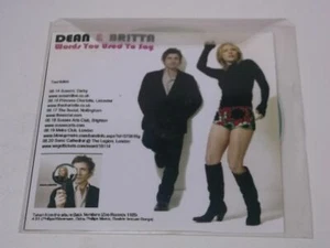 Dean & Britta: Words You Used To Say 1 track Promo CD Single Galaxie 500 - Picture 1 of 2