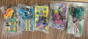 1993 Burger King BK Kids Club SEALED Complete Dino Crawlers SET of 5 - Picture 1 of 6