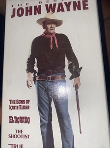 John Wayne Lot 4 VHS Tape Box Set Collector Series Pack New In Plastic Western - Imagen 1 de 3