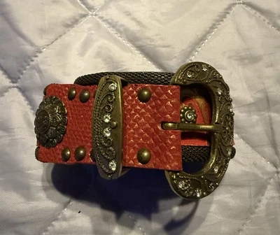 Cinturón con hebilla unisex con acento de metal plateado 90/36 NANNI ITALY Foto 1 de 3