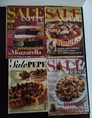 Lotto n. 4 riviste SALE & PEPE cucina Mondadori 1996 1999 2000 2001 - Immagine 1 di 4