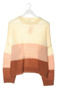 VILA Jersey de punto Mujeres Jersey Talla EU 38 marrón-nude-crema look casual - Imagen 1 de 5