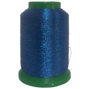Amann Isamet 3611 DARK BLUE Metallic Embroidery Thread, 1000m Cone - Picture 1 of 1
