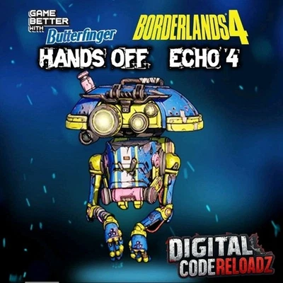 Borderlands 4 Butterfinger x Madrinas " Hands Off "  ECHO-4 Skin [SHIFT CODE]🌏  - Image 1 of 2