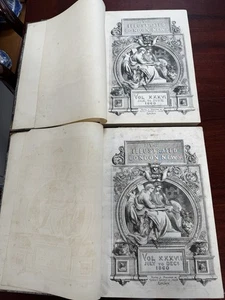 THE ILLUSTRATED LONDON NEWS - Komplett 1860 2 Bände (Jan-Juni, Juli-Dezember) - Bild 1 von 19