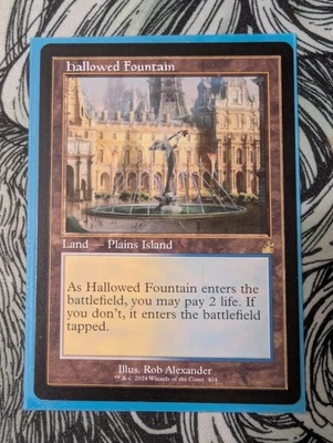 MTG - Hallowed Fountain Retro Frame - Ravnica Remastered - Image 1 of 2