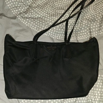 BOLSO DE VIAJE KATE SPADE CHELSEA WEEKENDER NYLON NEGRO BOLSO DE HOMBRO Foto 1 de 4