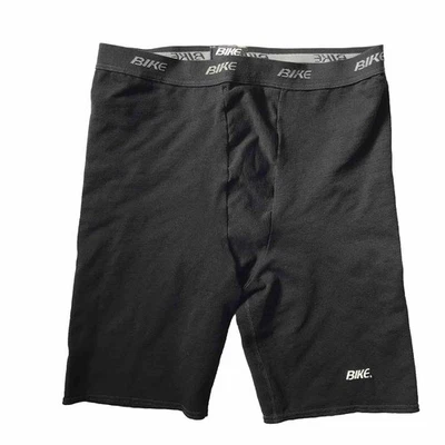 Shorts de compressão vintage marca bicicleta atlética corrida treinamento academia anos 90 preto GG - Imagem 1 de 4