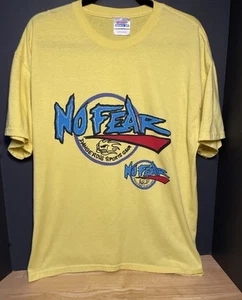 Camiseta De Colección No Fear Equipo Deportivo Peligroso Gráfico Ropa de Calle Adulto XL - Imagen 1 de 6