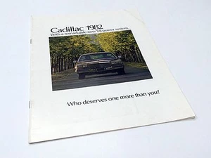 Cadillac Sevilla 1982 Eldorado DeVille Fleetwood Brougham folleto - Imagen 1 de 1