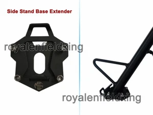 Fit For Royal Enfield Himalayan 411cc Side Stand Base Extender Black - Picture 1 of 6
