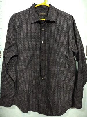  Structure Geometric LONG SLEEVE SHIRT Large 41/43 - Image 1 of 4