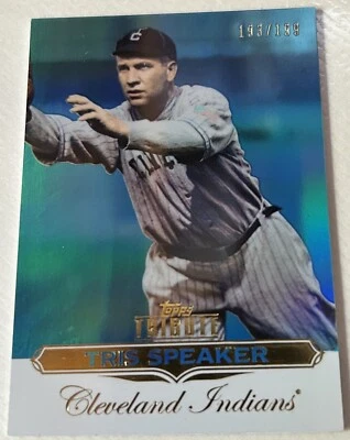 2011 Topps Tribute #88 Cleveland Indians Tris Speaker #/199 HOF - Image 1 of 2