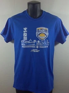 Camiseta de campeonato de baloncesto Sun Belt 2014 (pequeña) (azul) (nueva sin etiquetas) (¡envío gratuito)! - Imagen 1 de 2