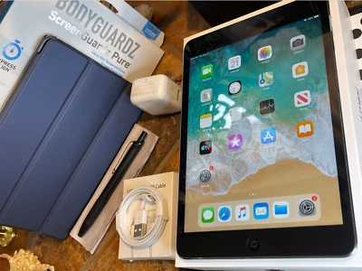 Apple iPad mini 2 (32gb) Wi-Fi (A1489) Retina/ Smart Folio {iOS12}89% Jailbreak - Image 1 of 4