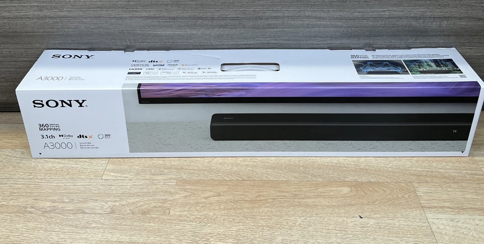 (New) Sony HT-A3000 3.1-Ch Dolby Atmos Soundbar[Black]360 Spatial Sound Mapping - Image 1 of 4