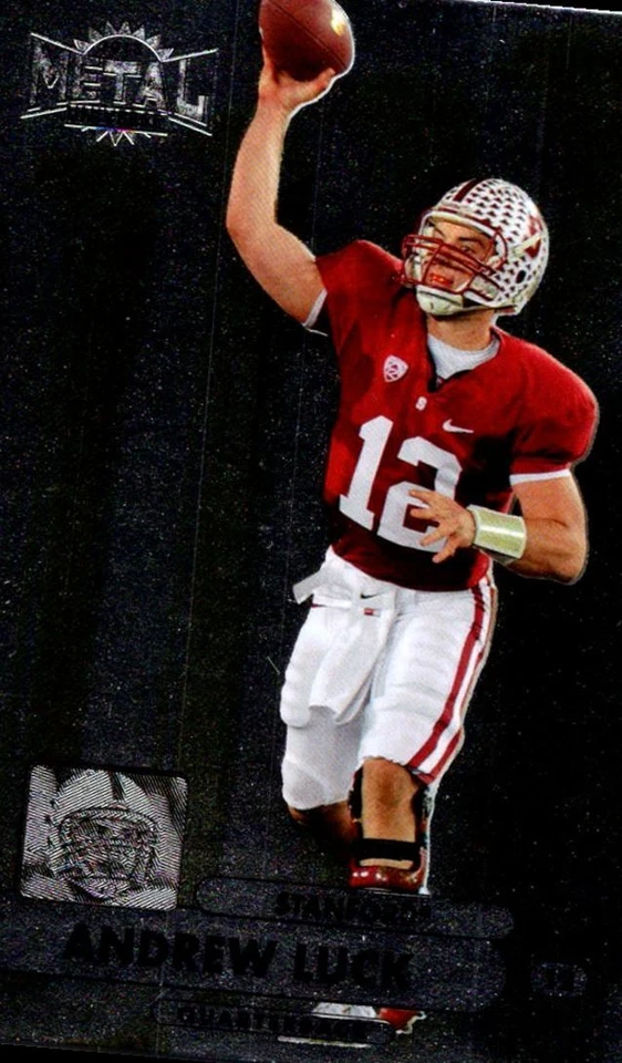 2013 Fleer Retro '98 Metal Universe Andrew Luck Stanford Cardinals #M-12 - Image 1 of 2