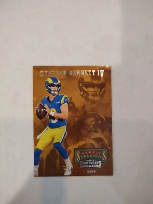 2023 Panini Contenders - Rookie Stallions #4 Stetson Bennett (RC)(JGA) - Image 1 of 2