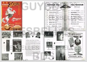 PROGRAMME CIRQUE/CIRCUS PROGRAM  1966  CIRKUS SCALA  SUEDE/SVERIGE - Picture 1 of 1