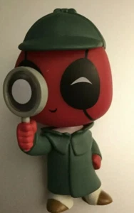 Funko Mystery Minis Deadpool 30 Years SHERLOCK DEADPOOL 1/24 BOBBLEHEAD - Picture 1 of 1