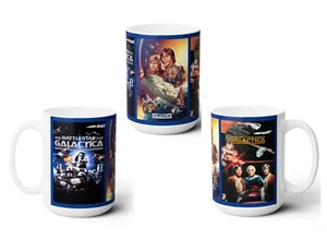 Battlestar Galactica (1978) 15 Unzen Tasse Science Fiction Raumschiff - Bild 1 von 5