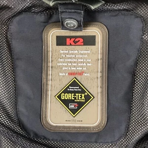 K2 Technical Jacket Mens XL Navy Blue Outdoors Waterproof Hiking READ #1852 - Picture 1 of 12