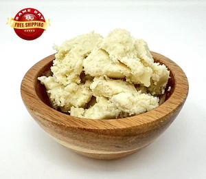 SHEA BUTTER UNREFINED IVORY WHITE ORGANIC RAW COLD PRESSED GRADE A GHANA 10 LB - Picture 1 of 12