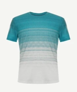 K-Swiss Men's Electric Strip Tennis PICKLEBALL Tee CELESTIAL BLUE SMALL NEW NWT - Picture 1 of 5