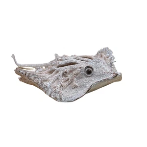 Coastal Sea Life - White Faux Coral Stingray - Picture 1 of 9