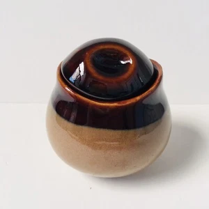 Sango pottery Nova-Brown Sugar Bowl with Lid Vintage V-105 - Picture 1 of 10