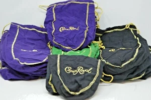 Lote de 15 Colección de Colección Bolso Real Corona Cordón Terciopelo Bolso de Fieltro Bolsa Soporte - Imagen 1 de 2