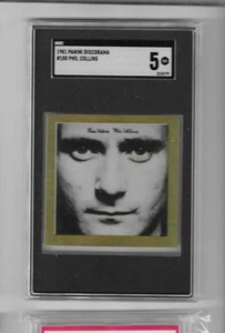 1981 Panini Discorama #180 Phil Collins GRADED SGC 5 EX - Picture 1 of 2